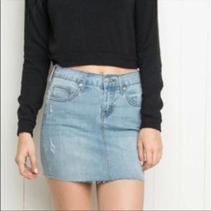 Brandy Melville Light Blue Denim Skirt
